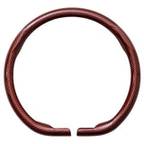Steering Size 36-38cm Universal Non-slip D-shaped Round Breathable Car Steering Wheel Cover Protector Suitable Auto Accessories