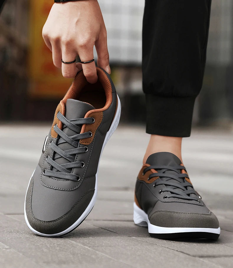 New Balance Men's Leather Shoes Sneaker Trend Sport Shoes Breathable Men's Sneakers Non-slip Footwear Holiday Shoes for Men