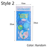 22/4/1PC Spirograph Ruler Drawing Scratch Painting Toys Interlocking Gears Wheels Painting Drawing Accessories Educational Toy