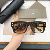 Original Factory For DIYTA DT GRANDMASTER-SEVEN DTS407-A With Brand Box Black Acetate Frame Stylish Casual Men Women Sunglasses