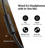 Oneodio Wired Headphones Professional Studio Pro 10/30/50 DJ Headphones With Microphone Over Ear HiFi Hi-Res Monitor Headset