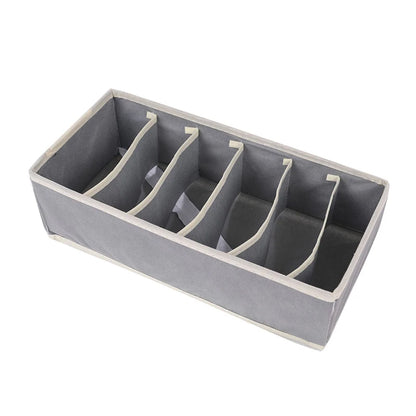 Organizador para ropa interior, calcetines, sujetadores, pantalones, bufandas, corbatas, caja de almacenamiento, organizador de cajones para armario, estuche plegable para organizador de ropa interior.