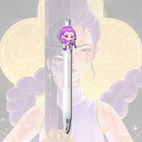 3Pcs KPop Demon Hunters Black Pen Student Take An Exam Draw Game Anime Cartoon Figure Stationery Study Supplies Kids Gift S