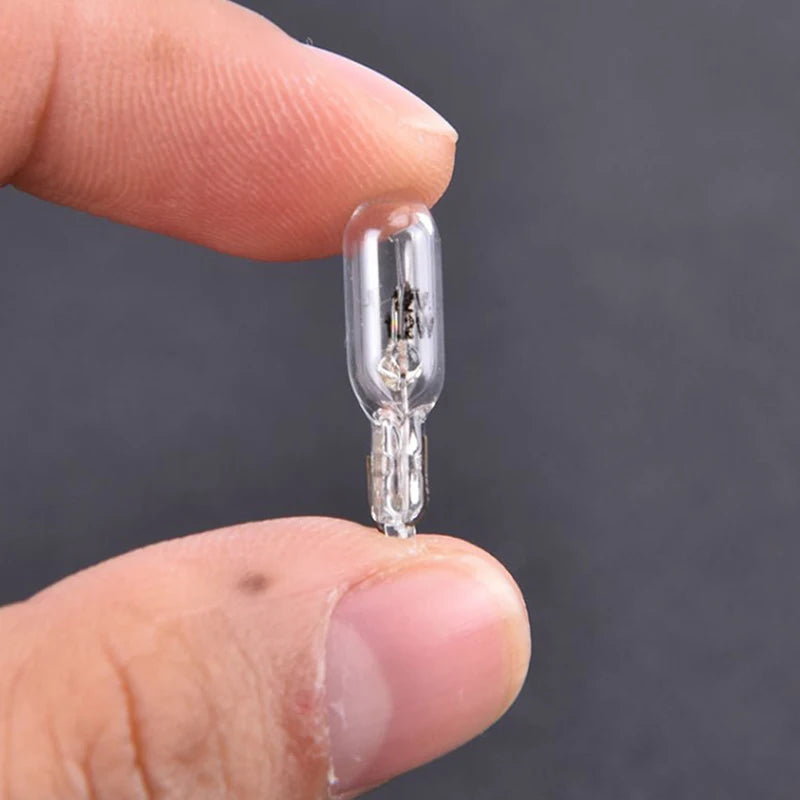 20Pcs Halogen T5 W2W Bulb 12V Car Instrument Lights Dashboard Bulb Auto Interior Warnning Light