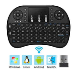 Teclado inalámbrico i8 de 2,4 GHz, miniteclado táctil en inglés y ruso, ratón aéreo, control remoto, portátil, TV Box, proyector.