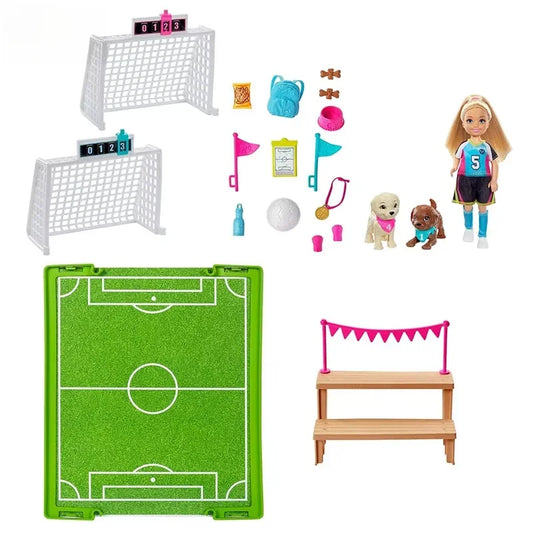 Genuine Soccer Club Barbie Dolls Accessories with Clothes Toys for Children Girls Sport Gift Doll Lovely Baby Toys Cartoon