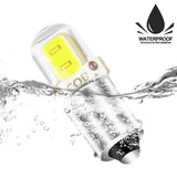 2PCS BA9S LED T4W H6W LED-CANBUS COB 2LED Bulb Car Interior License Plate Light Marker Reading Auto Lamp White 6000K 12V