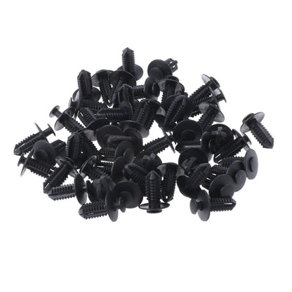 190 clips de retención para coche, 6 tamaños, kit de clips de plástico para automoción, clips para panel de moldura, remaches para parachoques de carrocería.