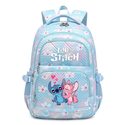 Mochila impermeable Disney Lilo Stitch para mujer, bolso de viaje para mujer, mochila escolar para adolescentes, mochila para libros