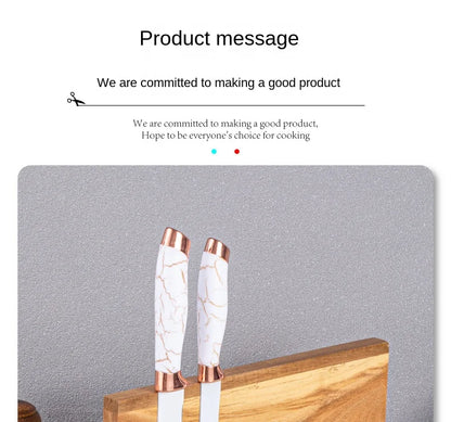 Acacia double-sided magnetic kitchen knife holder multi-functional knife storage rack magnetic knife holder