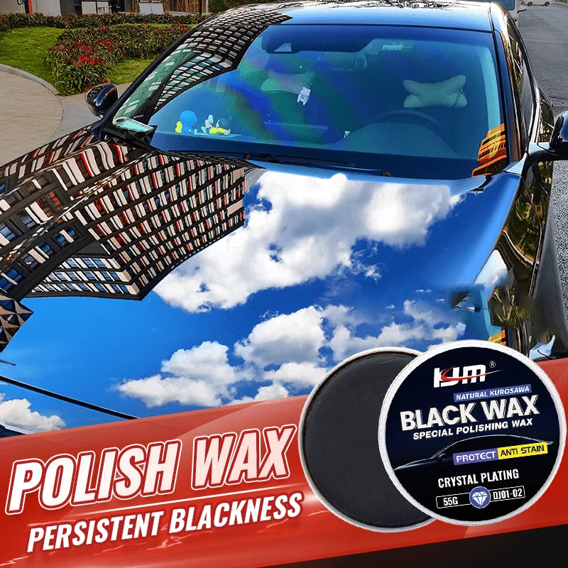 Premium black automotive wax for shine and protection - Fit, polish and maintain waxes for enhanced shine and durability