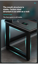 Computer desk, minimalist home gaming desk, small-sized carbon fiber patterned office desk, student study desk, bedroom desk