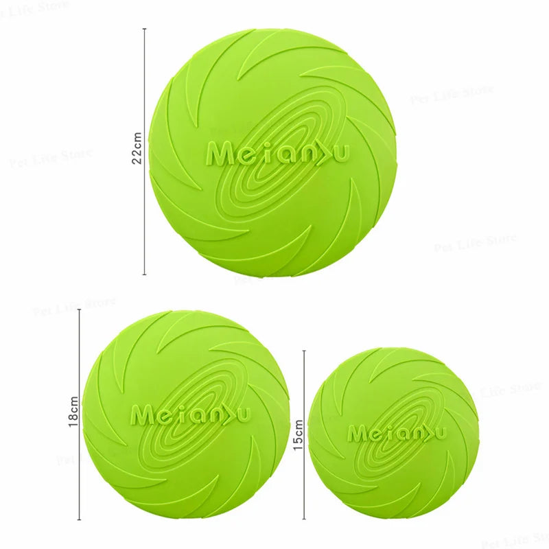 OUZEY - Discos voladores resistentes a mordeduras para perros, juguetes multifuncionales para mascotas, juguetes de entrenamiento para perros, juego interactivo para exteriores 