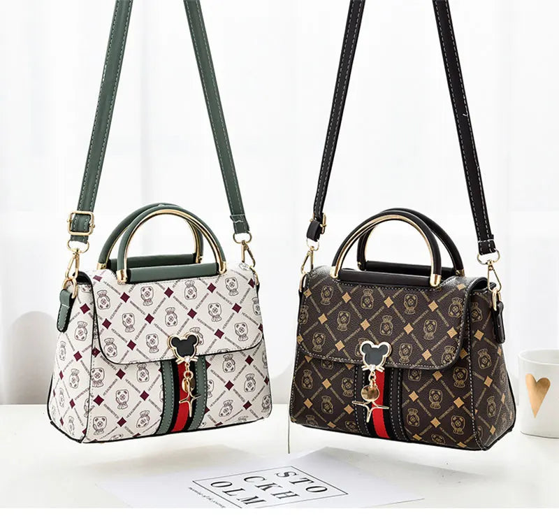 New Shoulder bag Women bag tote luxury designer handbag women Handbags leather Printed monogram single shoulder straddle bag