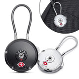TSA Customs Combination Padlock Practical Customs Code Lock Portable Anti-Theft Travel Luggage Suitcase Padlock Security Tools