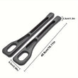 2pc Car Seat Gap Filler Organizer Pu Waterproof Car Seat Gap Plug Strip with 2 Grooves Seat Gap Storage Auto Interior Accessorie
