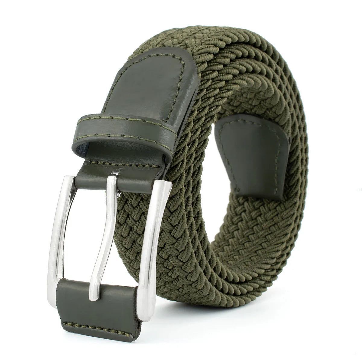 Stretch Woven Breathable Alloy Pin Buckle Belt for Men Women High Quality Casual Jeans Golf Canvas Multifunctional Outdoor Belt