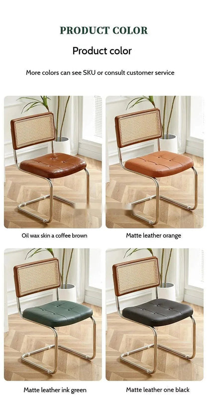 Kitchen Office Outdoor Dining Chairs Modern Luxury Salon Relax Cesca Chair Restaurant INS Sillas Para Comedor Furniture WK50DC