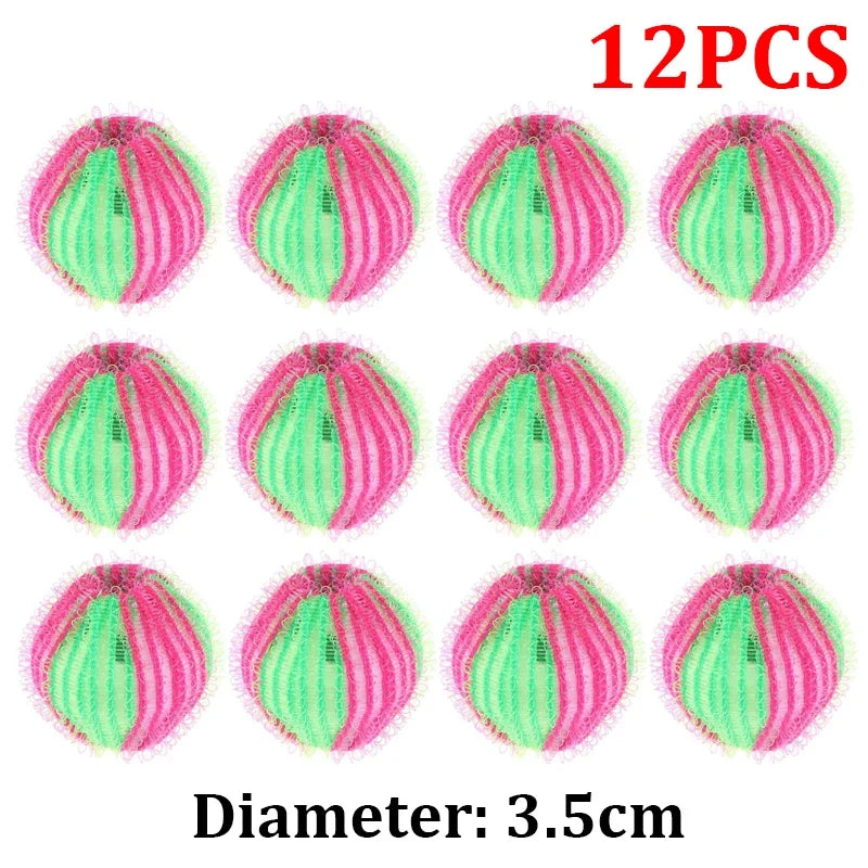 Washing machine lint ball, hair filter, floating lint remover, catcher, reusable dirty collection, cleaning balls, 12 pcs, 6pcs