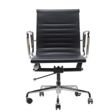 Silla de ordenador cómoda y giratoria de piel de vaca, ergonómica, para sala de conferencias, oficina, salón de ocio, envío directo