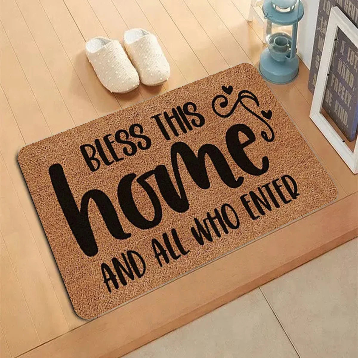 OH,HELLO Pattern Carpet Entrance Doormat Non-slip Living Room Kitchen Bedroom Decor Rug Floor Mats Home Decor