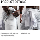 Cross Print 2 in 1 Workout Running Shorts for Men Christian Gym Performance Shorts with Phone Pocket Towel Loop Athletic Outfits