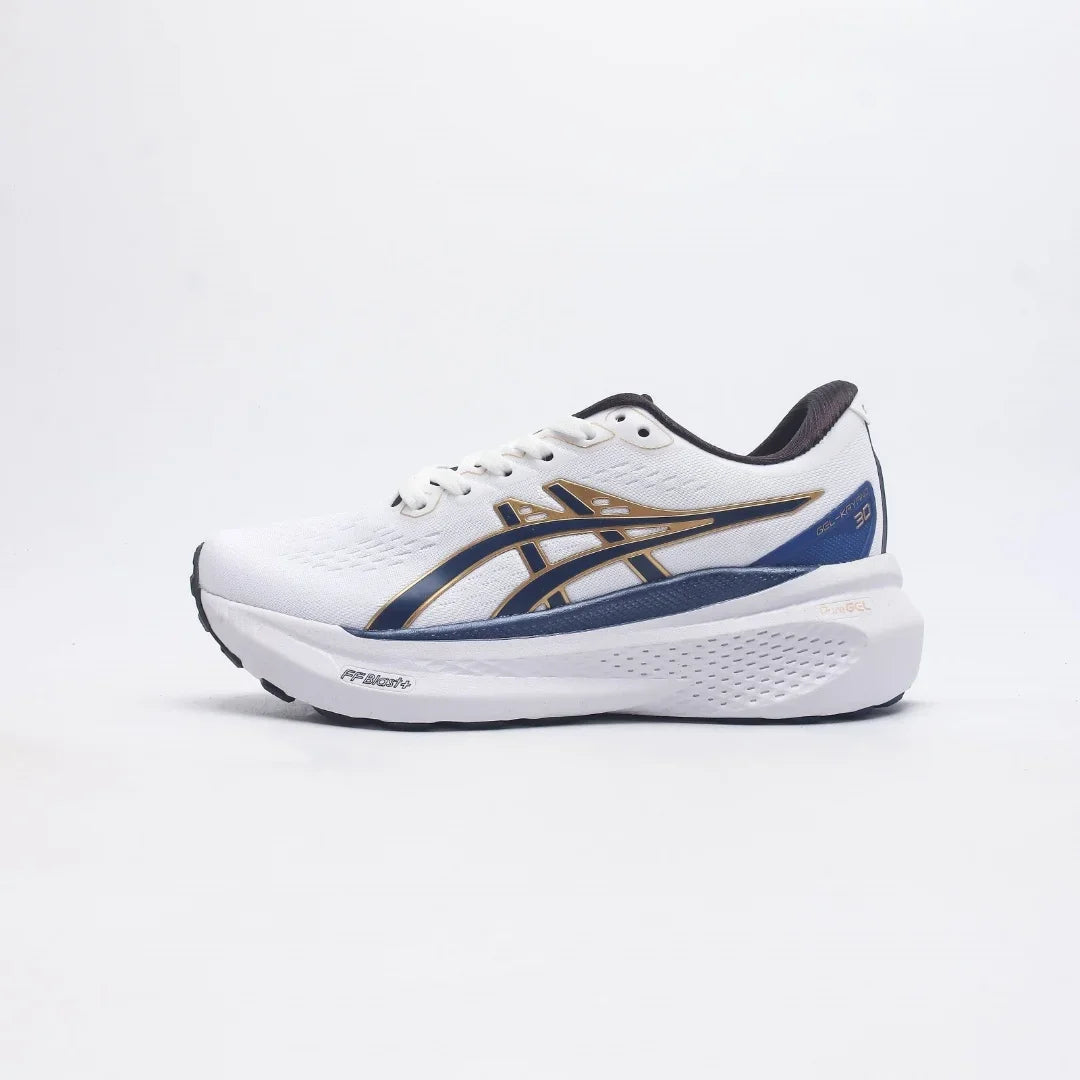 Zapatillas de running Asics Gel Kayano 30 para mujer, color negro, caña baja, antideslizantes, transpirables y ligeras.