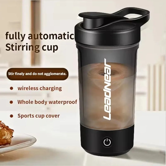 New Self-Stirring Shaker Cup Automatic Stirring Cup for Protein Shakes and Meals, USB Rechargeable Shaker Portable Mixing Cups