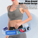 NEWBOLER Running Waist Bag Sports Fanny Pack Women Waist Running Bag Men Belt Bag Gym Bag Phone Pouch Running Accessories