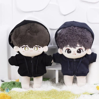 For Labubu Casual Sweatsuit Set Comfy Clothes for Labubu 15/17cm Dolls Featuring Ribbed Hem Details Fashion Doll Accessories