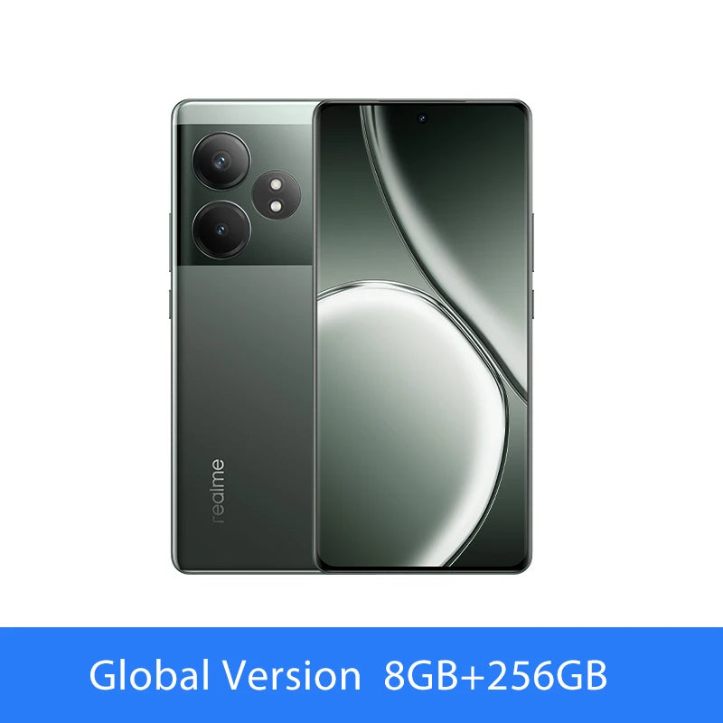 Global Version realme GT 6T 5G Smartphone 6000nit Hyper Display 120W SUPERVOOC Charge Snapdragon 7+ Gen 3 5500mAh Battery 50MP