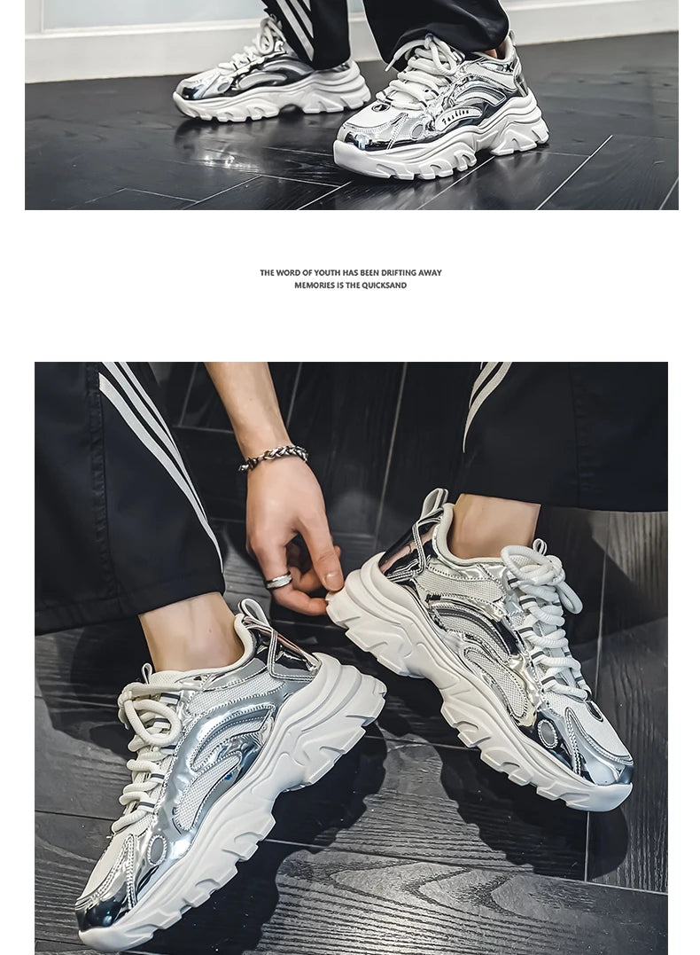 Men's Casual Shoes Sneakers for Men Trendy All-match Man Sports Shoe Hard-wearing Easy To Clean EAEOVNI Main Push Male Sneaker