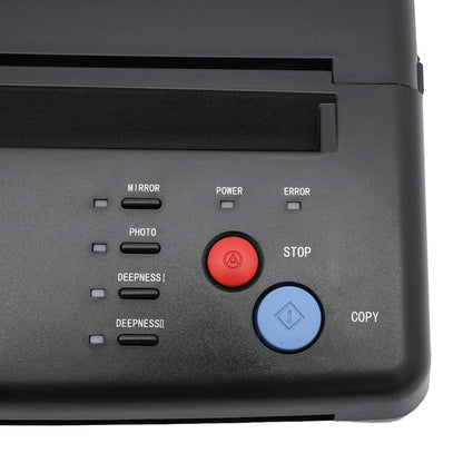 Impressora de copiadora de máquina de estêncil de transferência de tatuagem 220V, largura de digitalização eficaz: 21cm, A4, preto