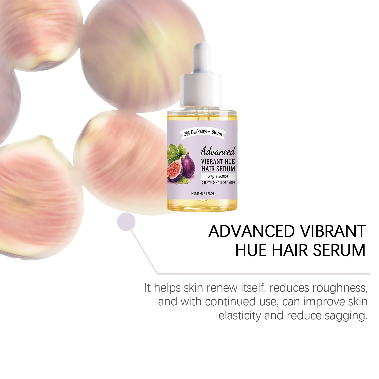 Natural Fig Hair Care Essence Nourishing Softening Dry Deep Conditioning Strengthen Roots Scalp Repair Damaged Biotin Hair Cream