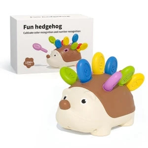 Sensory Hedgehog Toys for Toddler, Montessori, Fine Motor, Baby Preschool, Educational Travel Toys, Age 1 2 3 4 Year 