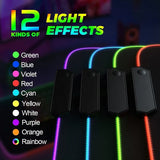 Alfombrilla de ratón luminosa Apex Legend, protector de escritorio, accesorio de anime, alfombrilla de ratón RGB, teclado, ordenador, gamer, mesa, alfombrilla retroiluminada para juegos