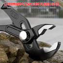 7"/8"/10"/12" Heavy Duty Quick Pipe Wrenches Large Opening Universal Adjustable Water Pipe Clamp Pliers Hand Tools for Plumber