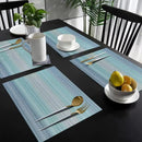 4pcs/set PVC Placemats Heat Insulation Dining Table Mat Waterproof Oil Proof Placemat Table Kitchen Home Party Hotel Accessories
