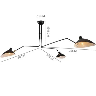 Modern Creative Spider Grabbing Pendant Light Personalized and Simple Living Room LED Ceiling Lamp Bedroom and Study Light