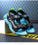 Kids Boys Trendy Camouflage Platform Strap Sandals Lightweight Soft Sole Non-slip Girls Children For Summer Outdoor Beach Shoe