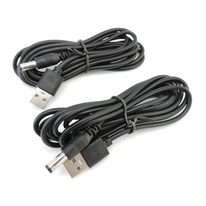 USB 2.0 Male A to DC 5.5mm x 2.1mm Plug Jack DC Power Cord Socket Connector 5V Cable Line 5.5mm*2.1mm L1