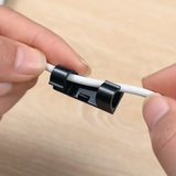 1/100Pcs Cable Clips Self-Adhesive Cable Organizer Cord Management System Cord Holder for Wire Management Desk Car Office Home