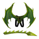 Animal Cospty Dragon Costume Purim Christmas Gift Carnival Party  Cosplay Set Wing and Tail faucet Costume