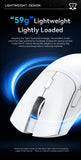 Ratón Bluetooth Attack Shark R1, 18000 dpi, PAW3311, conexión inalámbrica trimodo, ratón para juegos macro