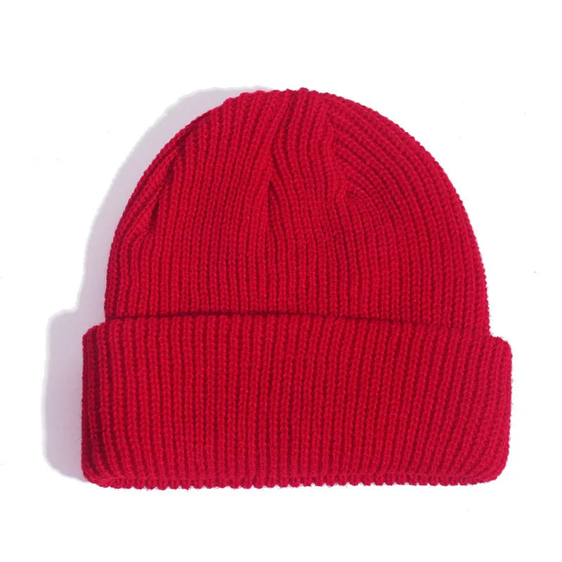 Custom Logo Beanie, Men's Cap Your Embroidered Design Hats for Woman Winter Warm Skull Balaclava DIY Team Logo Elastic Knit Cap