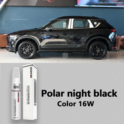Suitable for Mazda 3, CX3, CX4, CX5, Mazda 6, Crystal Soul Dynamic Red Pearl White Clearcoat Pen, Automotive Paint Repair Set