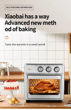 Smart air fryer oven 26L 13L Large Capacity Electric Air Fryers Visible Window Household Kitchen Deep Fryer without Oil EU 220V