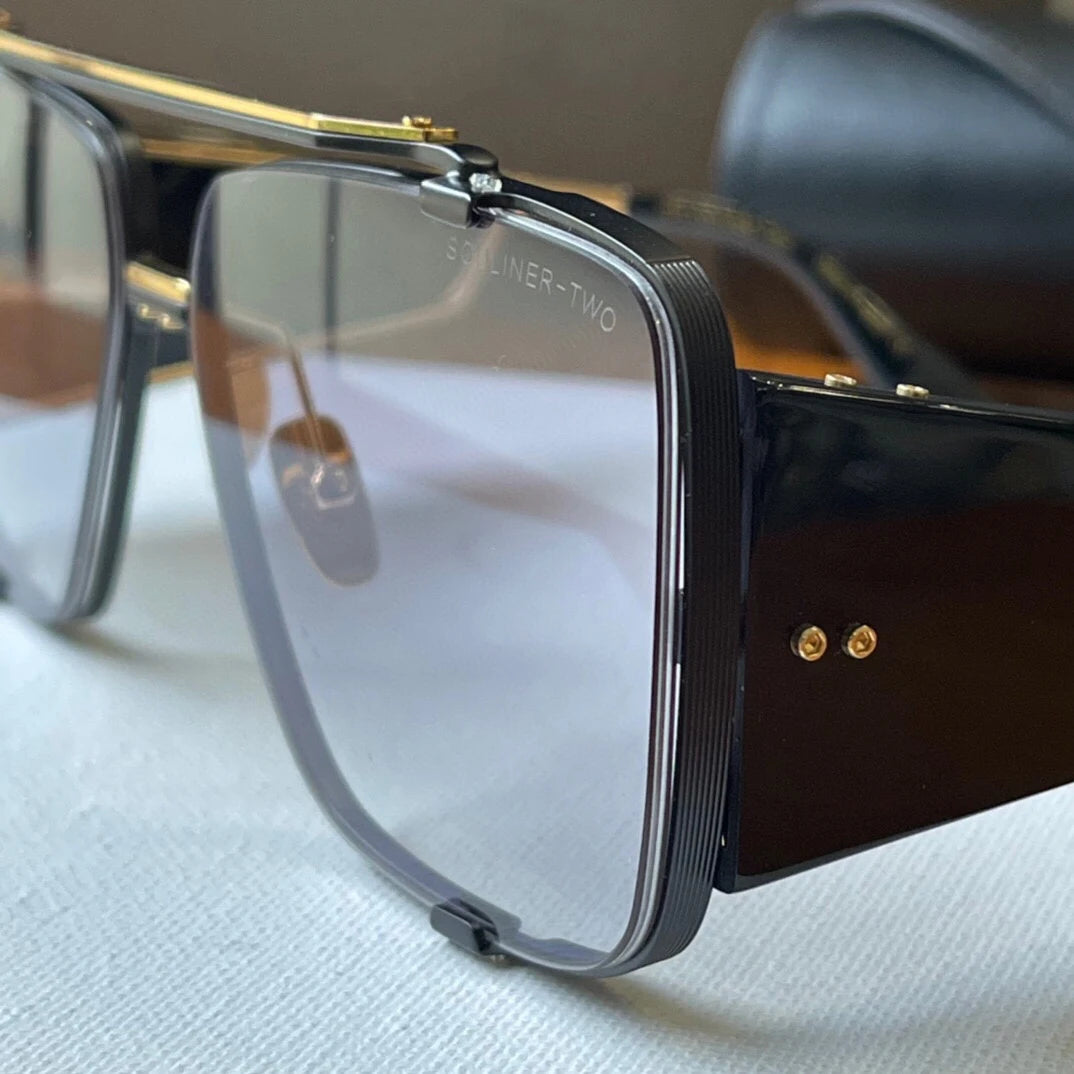 ADITA SOULINER TWO size 56-18 Top High Quality Sunglasses for Men Titanium Style Fashion Design Sunglasses for Women With Box