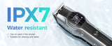 Kensen S30 4-in-1 Cordless Hair Clipper LED Display Men's Beard/Nose Trimmer Rechargeable Barber Grooming Kit Hair Cutting Machine
