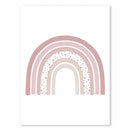 Pink Butterfly Wall Art Nursery Canvas Prints Painting Sun Rainbow Daisy Heart Posters Kawaii Pictures for Kids Girl Room Decor